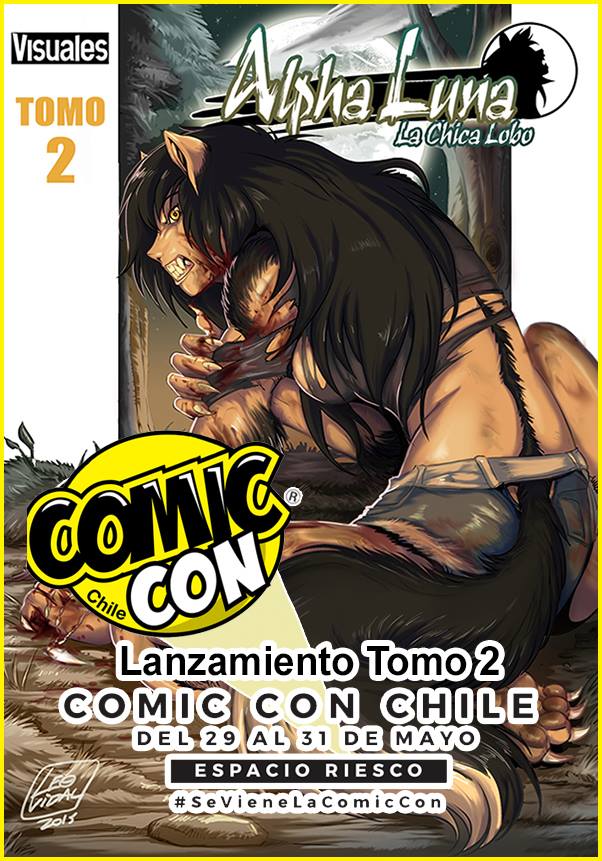 Alpha Luna Tomo 2 en Comic Con Chile