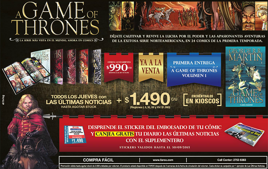 Colección A Game of Thrones LUN-Planeta