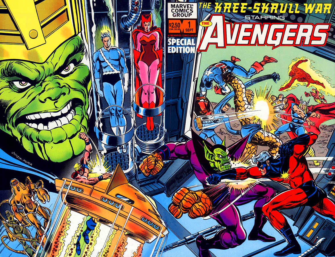 The Kree/Skrull War - Avengers Special Edition #1 de 1983 (recopila Avengers #93-94 Portada de Walter Simonson y Tom Palmer