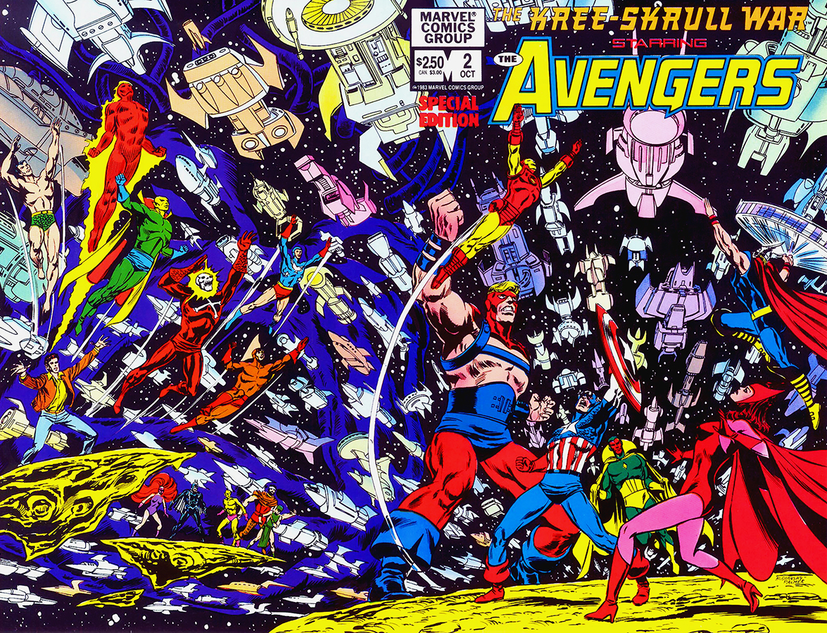 The Kree/Skrull War - Avengers Special Edition #2 de 1983 (recopila Avengers #95-97) Portada de Walter Simonson y Tom Palmer