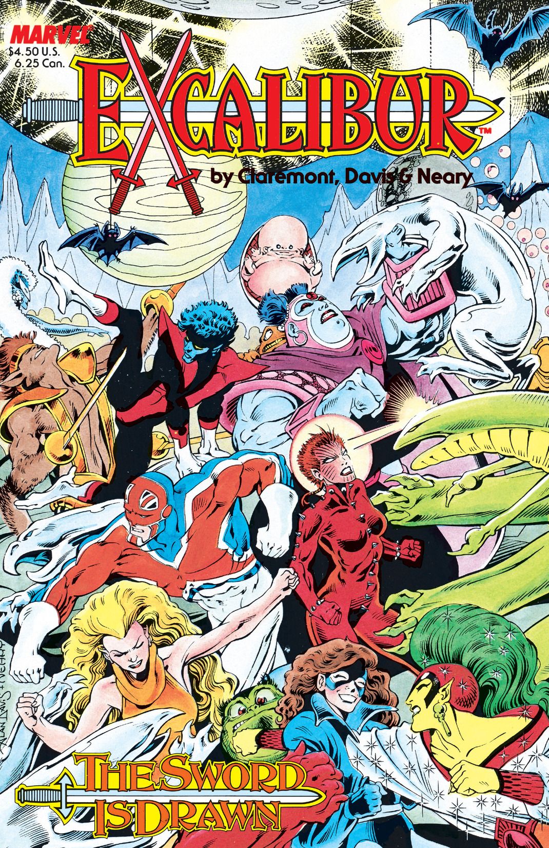 Excalibur 1988 De Chris Claremont Y Alan Davis La Espada En La Piedra Cuarto Mundo 'excalibur' è una spiegazione completa di 'il libro della legge', 'il libro dell'apocalisse', e la nuova formula magick della nuova terra. chris claremont y alan davis