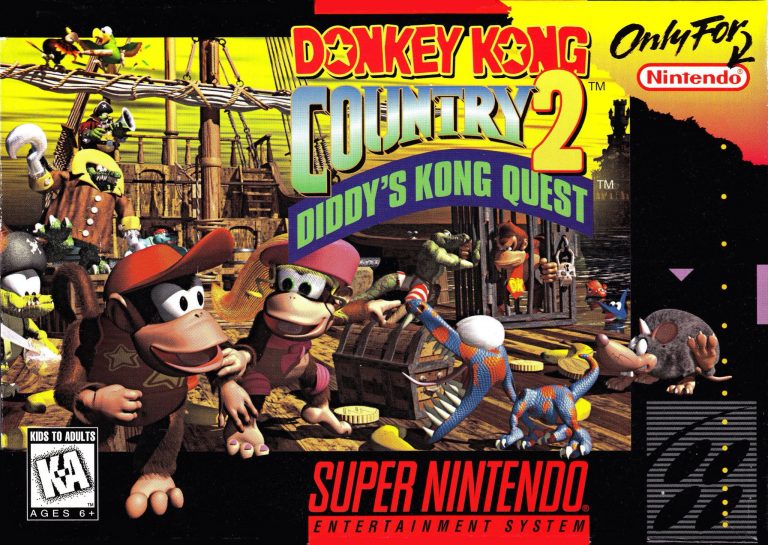 Donkeykongcountry2snesfrontcover • Cuarto Mundo