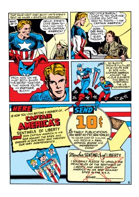 Captain america comics